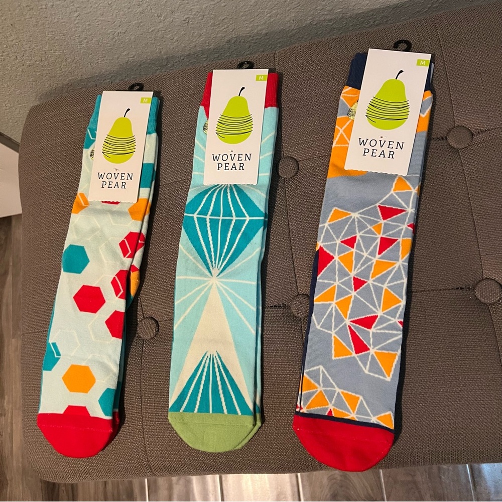 NWT Woven Pear Sock Bundle 💎